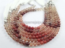 Andesine Labradorite Smooth Round Beads