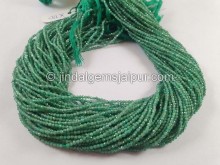 Emarald Faceted Round Beads