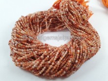 Copper Rutile Faceted Round Beads