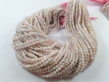 Multi Aquamarine Faceted Round Beads
