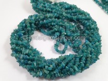 Neon Apatite Uncut Chips Beads
