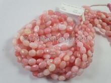 Pink Opal Shaded Smooth Oval Beads