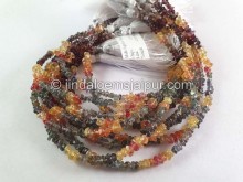 Multi Sapphire Smooth Chips Beads