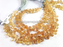 Imperial Topaz Faceted Pear Shape Beads