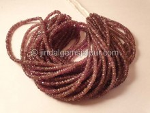Colour Change Garnet Faceted Roundelle Beads
