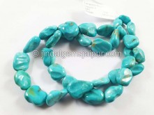 Golden Spiderweb Turquoise Irregular Nugget Beads