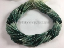 Grandidierite Shaded Micro Cut Round Beads