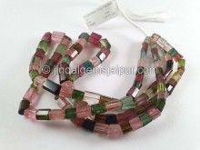 Tourmaline Step Cut Pipe Beads