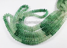 Green Strawberry Quartz Shaded Smooth Roundelle Shape Beads Green Strawberry Quartz Shaded Smooth Roundelle Shape Beads