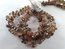 Andalusite Faceted Pear Beads