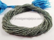 Greenish Blue Sapphire Micro Cut Beads