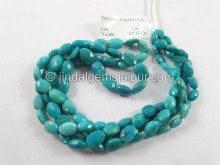 Turquoise Faceted Oval Shape Beads