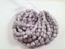 Yttrium Fluorite Faceted Nuggets Beads