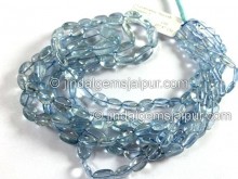 Aquamarine Smooth Oval Nugget Beads Aquamarine Smooth Oval Nugget Beads