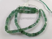 Green Tourmaline Faceted Bolt Beads -- TOURBG170 Green Tourmaline Faceted Bolt Beads -- TOURBG170