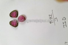 Watermelon Tourmaline Smooth Slices