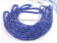 Tanzanite Faceted Roundelle Shape Beads