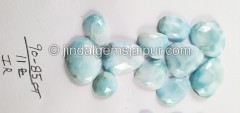 Larimar Rose Cut Slices