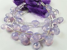 Scorolite Faceted Heart Beads