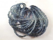 Blue Sapphire Shaded Smooth Chips Beads - SPPH168
