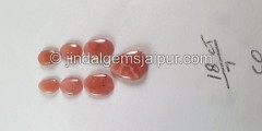 Rhodochrosite Smooth Cabs Cabochon