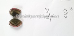 Watermelon Tourmaline Smooth Slices -- DETUR89 Watermelon Tourmaline Smooth Slices -- DETUR89
