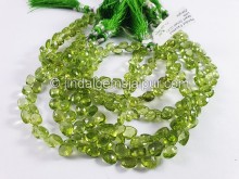 Peridot Faceted Heart Small Shape Beads