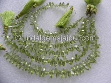 Peridot Cut Marquisse Beads