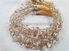 Champagne Citrine Cut Stone Fancy Beads