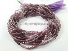 Lavender Spinel Shaded Faceted Beads