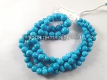 Turquoise Arizona Smooth Balls Beads