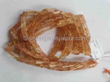 Imperial Topaz Faceted Pipe Beads -- IMTP18