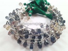 Fluorite Fancy Cut Drops Beads -- FLRT18