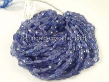 Tanzanite Faceted Oval Beads