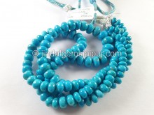 Turquoise Arizona Big Smooth Roundelle Beads -- TRQ274