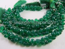 Green Onyx Faceted Onion
