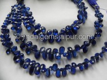 Kyanite Faceted Pear Shape Beads