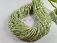 Prehnite Cut Cube Beads