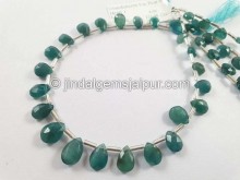 Grandidierite Faceted Pear Beads -- GRDRT78 Grandidierite Faceted Pear Beads -- GRDRT78
