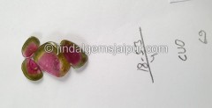 Watermelon Tourmaline Smooth Slices