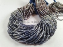 Iolite Cut Cube Beads