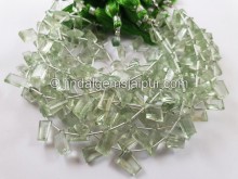 Green Amethyst Cut Fancy Shape Beads