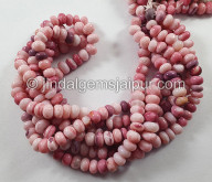 Multi Opal Smooth Roundelle Shape Beads