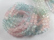 Multi Aquamarine Faceted Round Balls Beads -- AQMA245 Multi Aquamarine Faceted Round Balls Beads -- AQMA245