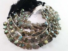 Labradorite Faceted Star Shape Beads