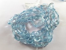 Aquamarine Plain Nuggets Beads -- AQMA225