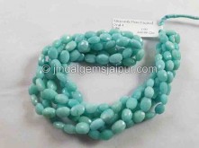 Peruvian Amazonite Faceted Oval Beads --  AMZA44
