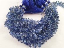 Kyanite Smooth Drops Beads -- KNT24