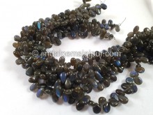 Labradorite Smooth Pear Beads
