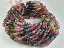 Tourmaline Faceted Roundelle Beads